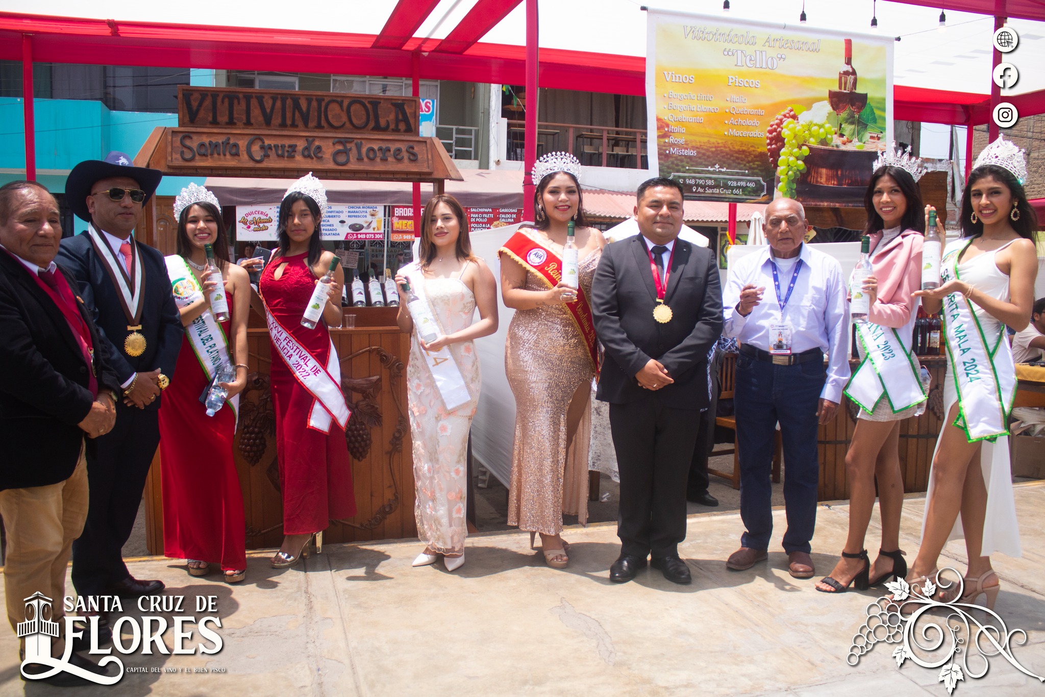 Santa Cruz de Flores celebró con éxito el XX Festival de Concurso de Vinos y Piscos