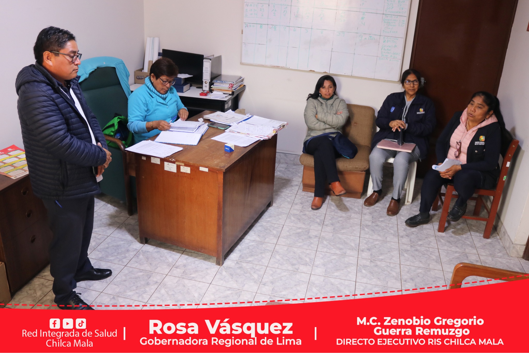 RIS Chilca Mala redobla esfuerzos para alcanzar meta de vacunación contra el sarampión en la región