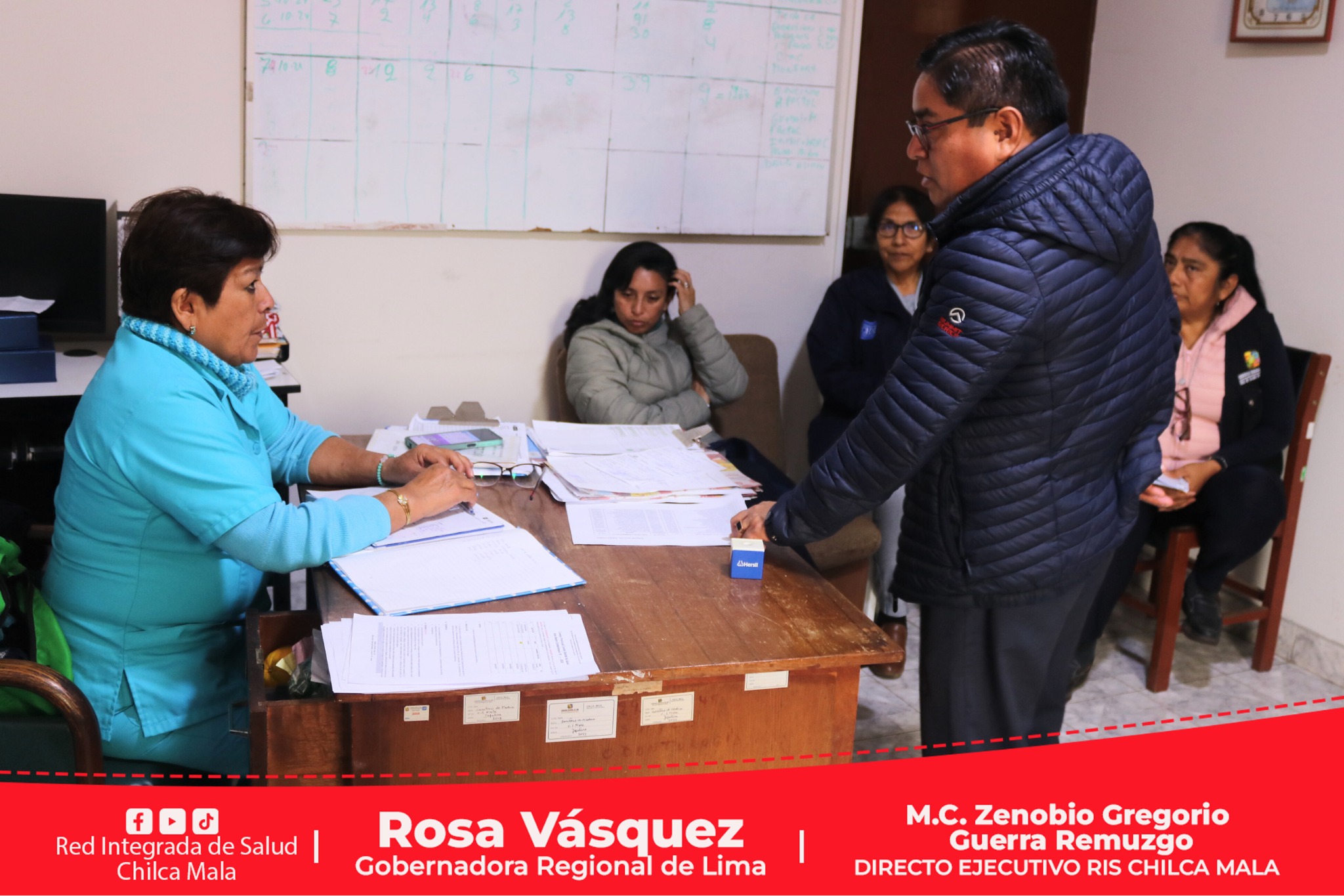 RIS Chilca Mala redobla esfuerzos para alcanzar meta de vacunación contra el sarampión en la región