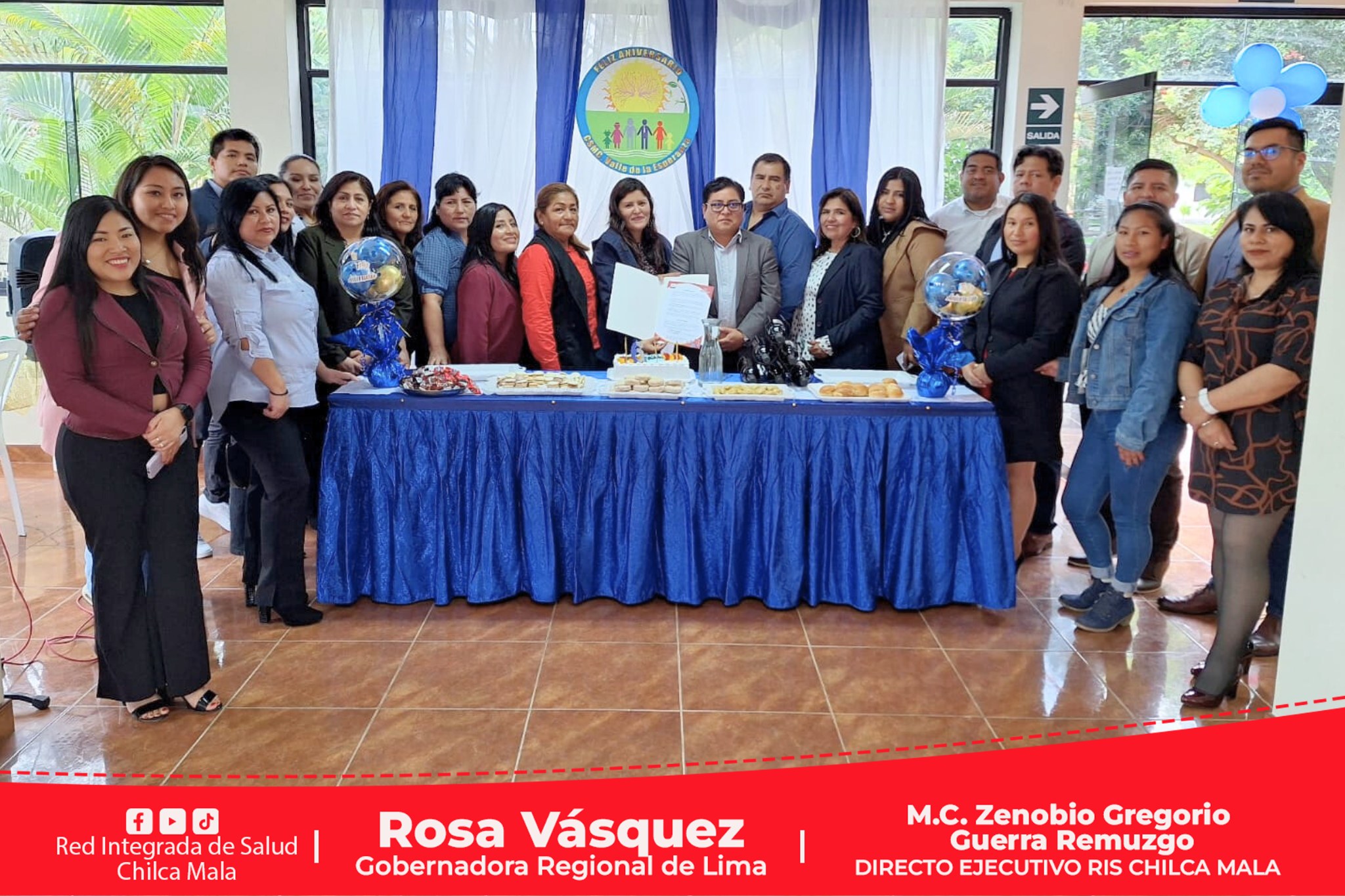Centro de Salud Mental Comunitario "Valle de la Esperanza" conmemora su 6⁰ Aniversario de fundación y atención al público.