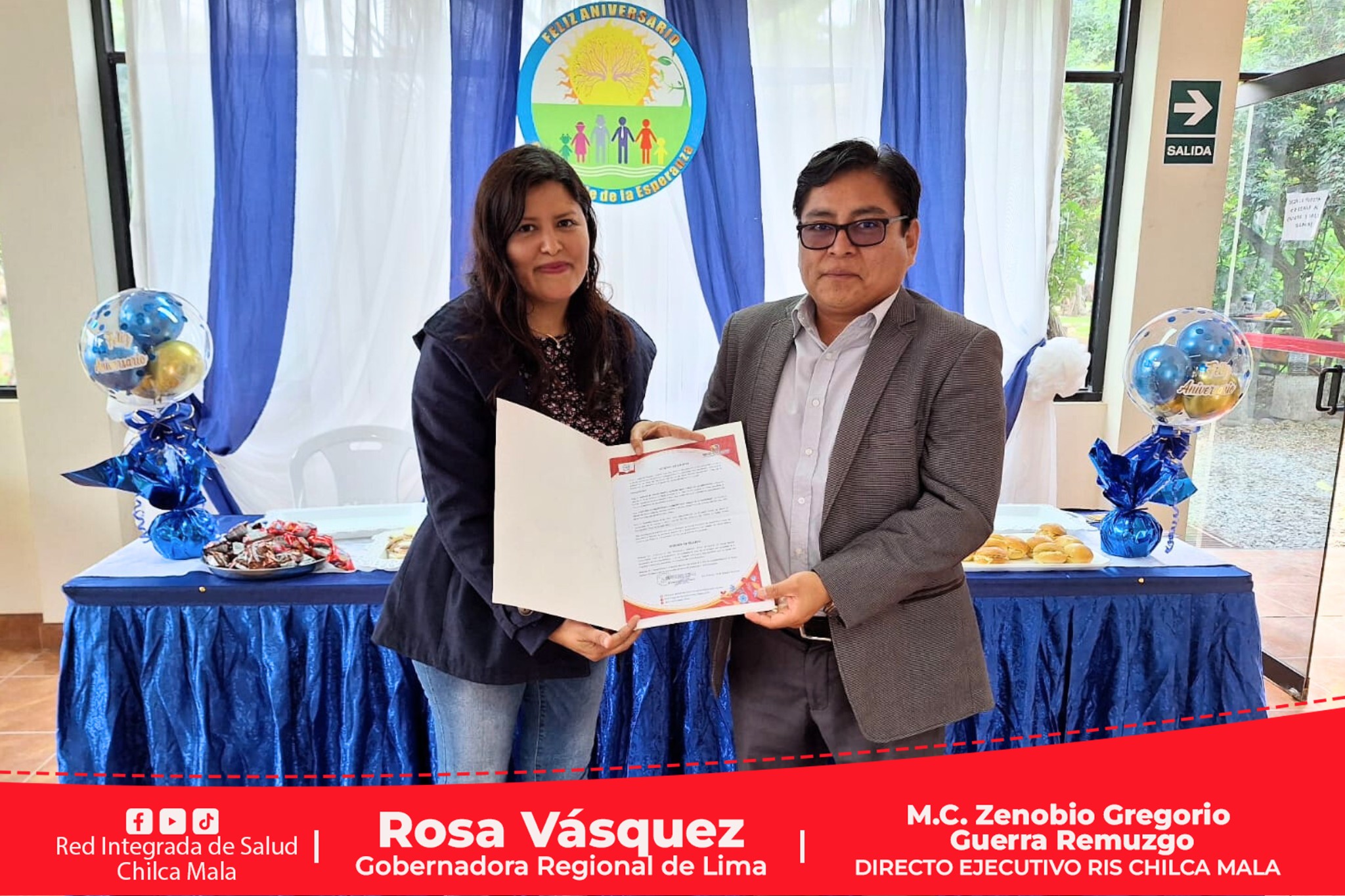 Centro de Salud Mental Comunitario "Valle de la Esperanza" conmemora su 6⁰ Aniversario de fundación y atención al público.