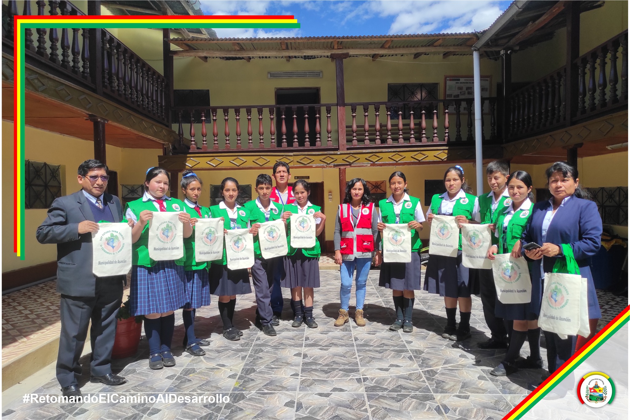 La Asunción juramentó brigadistas para fomentar prácticas sostenibles y proteger el medio ambiente.