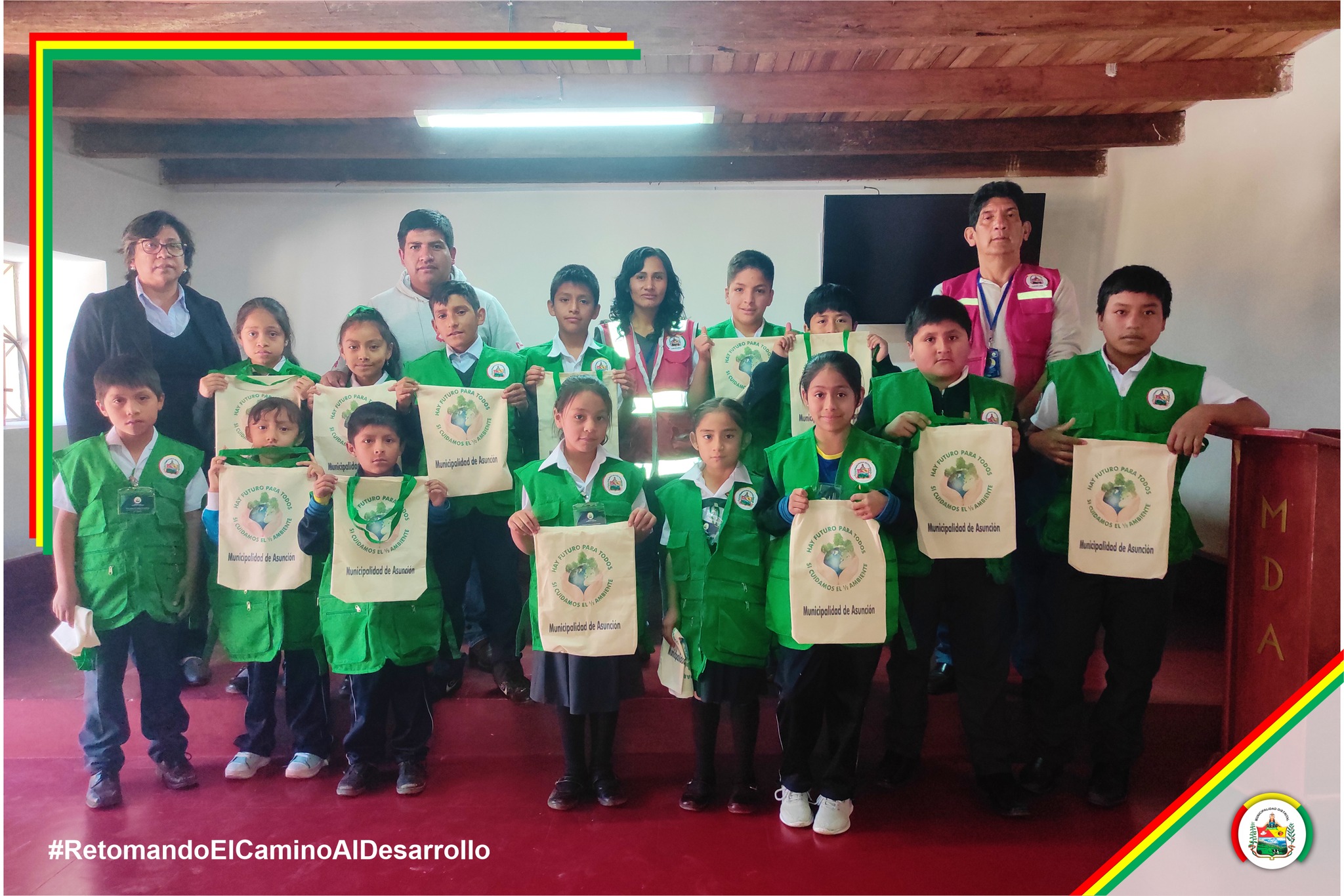 La Asunción juramentó brigadistas para fomentar prácticas sostenibles y proteger el medio ambiente.
