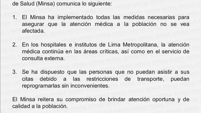 Comunicado