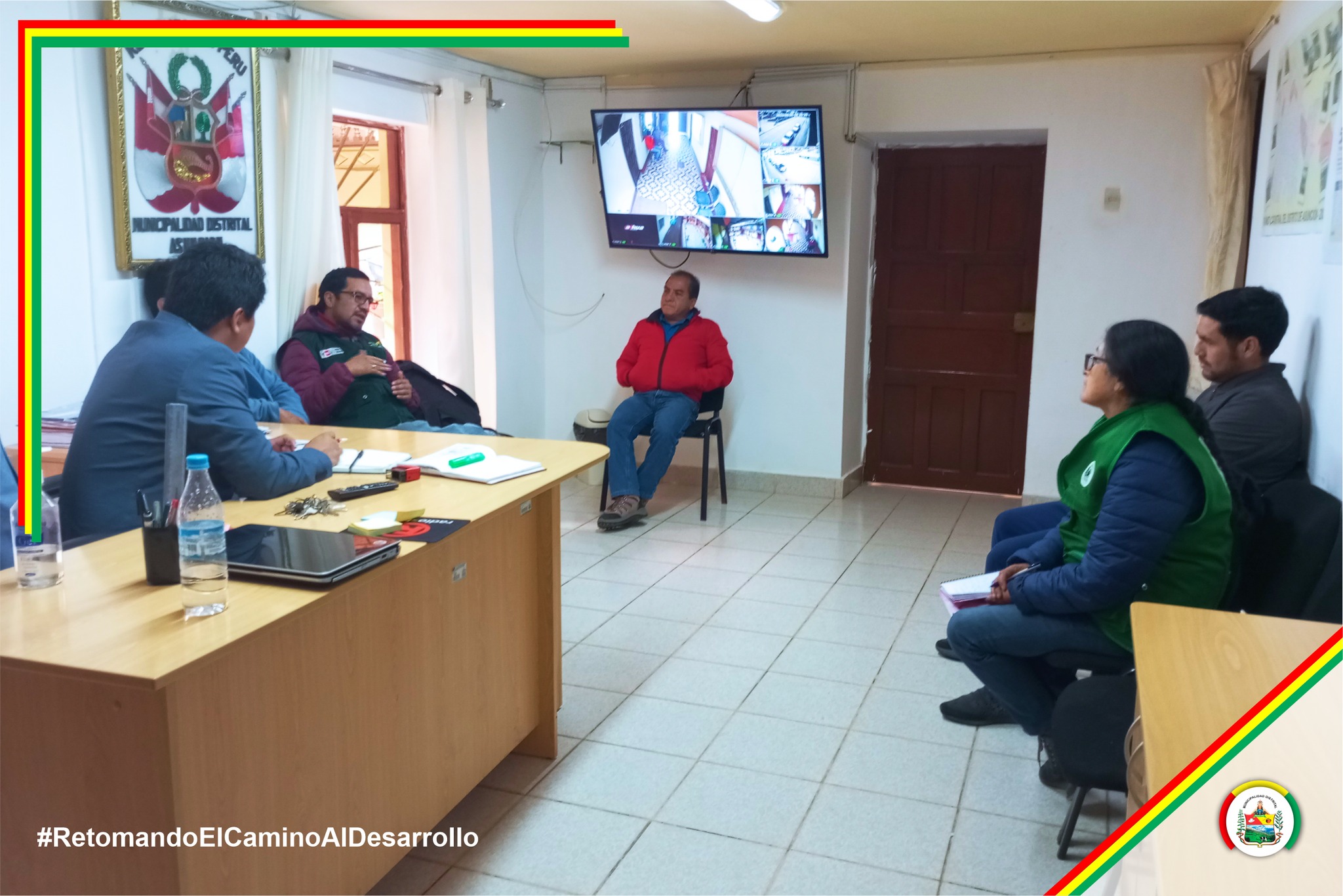 Se reunió el Proyecto Ganadero Cajamarca, AGRORURAL y la Municipalidad de La Asunción para compromisos sobre semillas, capacitación y asistencia técnica en 8 caseríos.