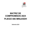 Vista preliminar de documento Matriz de Compromisos 2024 del Pliego 006 MINJUSDH