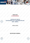 Vista preliminar de documento DI-036-SGEN/003 “Controles Físicos de Seguridad de la Información del SGSI – RENIEC ", primera versión