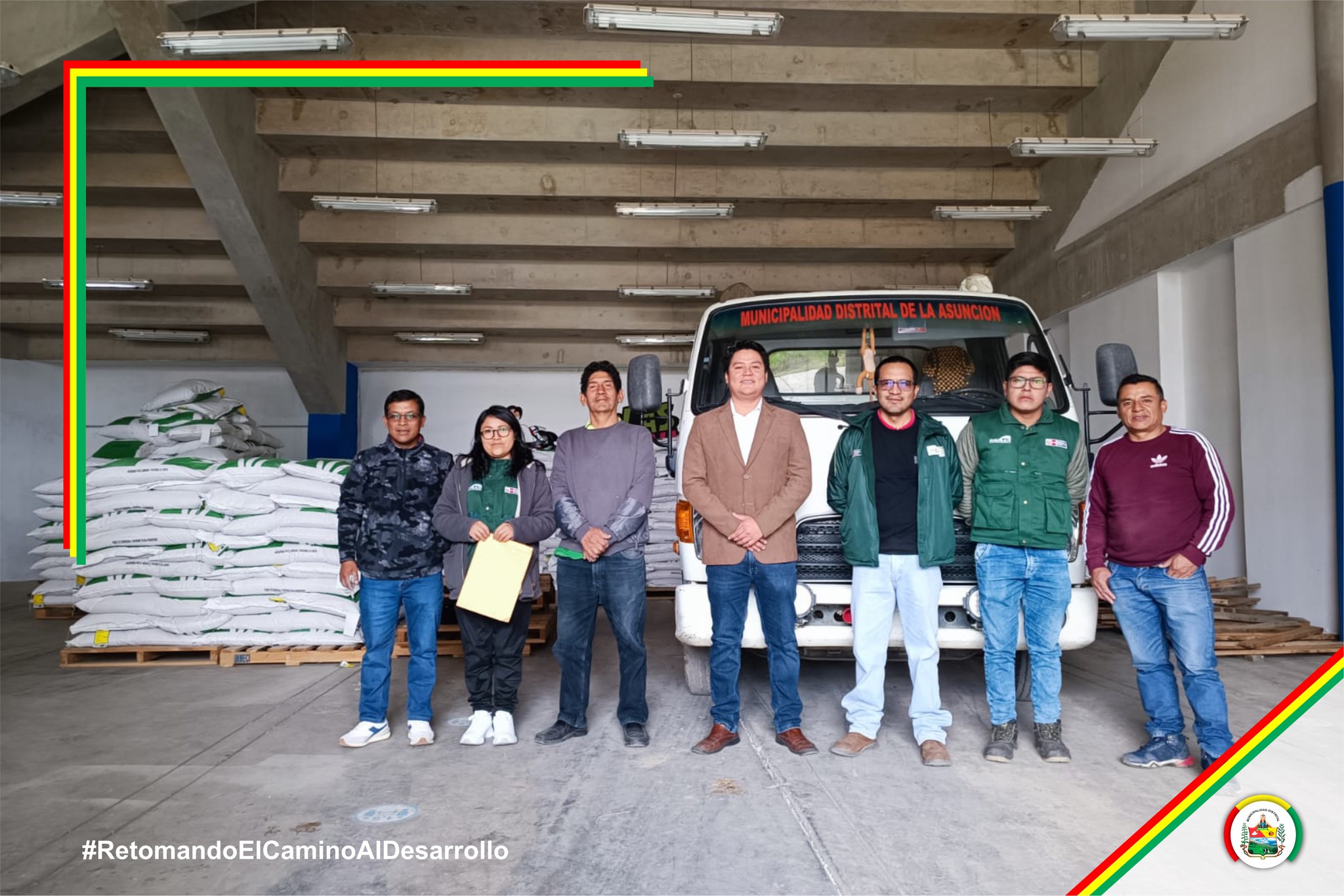 Recepción de semillas del proyecto "PASTOS"