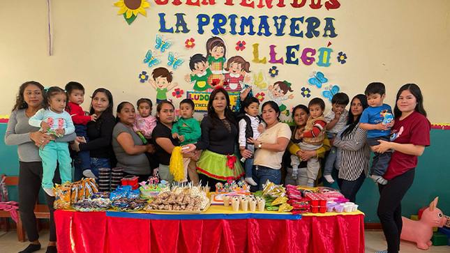 Ludotecas de Huarmey celebran la llegada de la primavera.