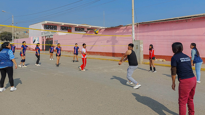 Campeonato deportivo por la semana nacional de los derechos del niño.