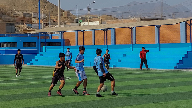 Campeonato deportivo por la semana nacional de los derechos del niño.