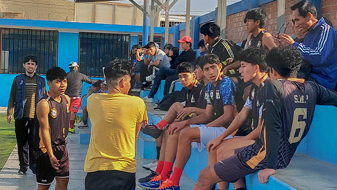 Campeonato deportivo por la semana nacional de los derechos del niño.
