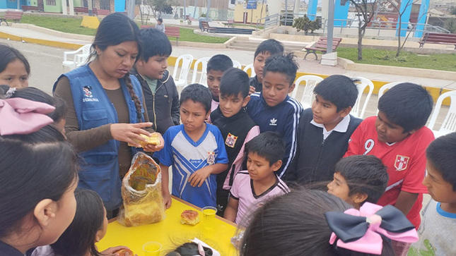 Municipalidad realiza realiza actividades lúdicas por la semana nacional de los Derechos del Niño. 