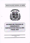 Vista preliminar de documento Informe del Proceso de Presupuesto Participativo para el año Fiscal 2023