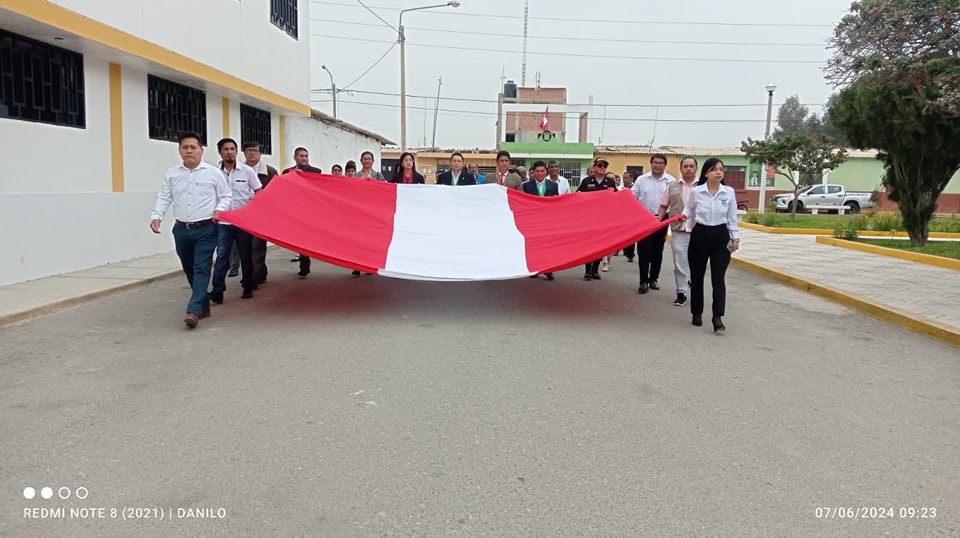Alcalde de Pítipo lideró las actividades por el Día de la Bandera