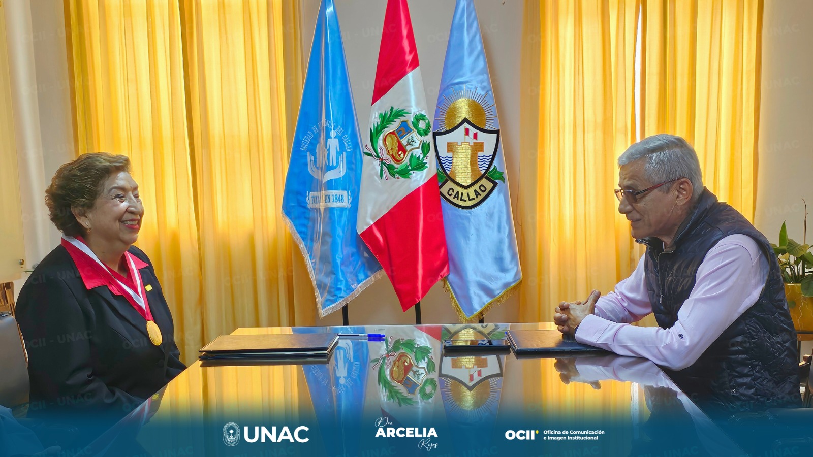 La UNAC, firma convenio marco con la Sociedad de Beneficencia del Callao