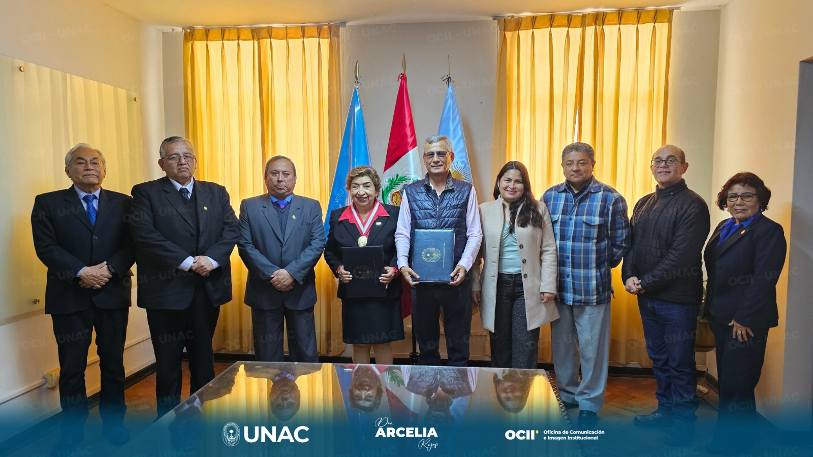 La UNAC, firma convenio marco con la Sociedad de Beneficencia del Callao
