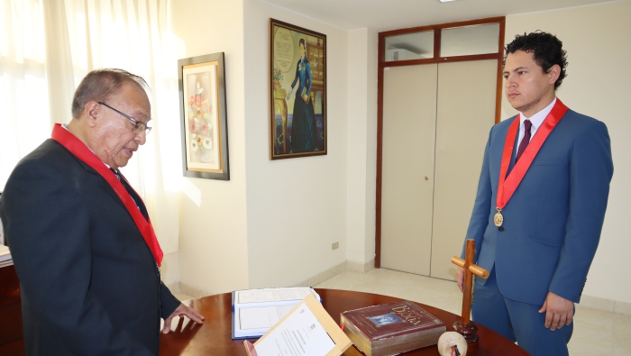 Nuevo juez superior titular se incorpora a la Corte Superior de Justicia de Piura