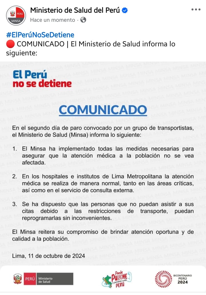 Comunicado
