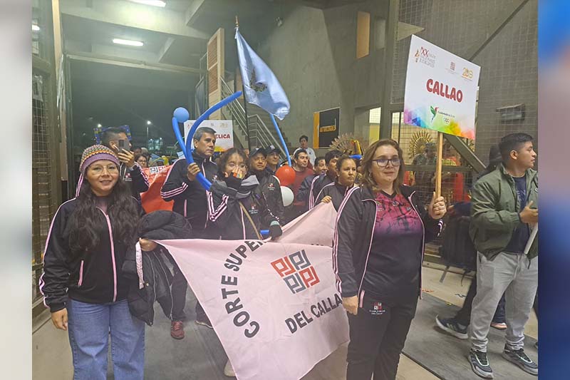 Delegación de la Corte del Callao participó en los Juegos Nacionales Judiciales "Cajamarca 2024"
