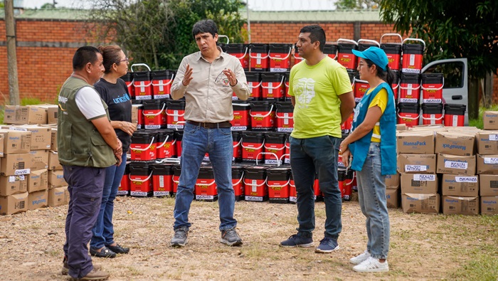 entrega donativo
