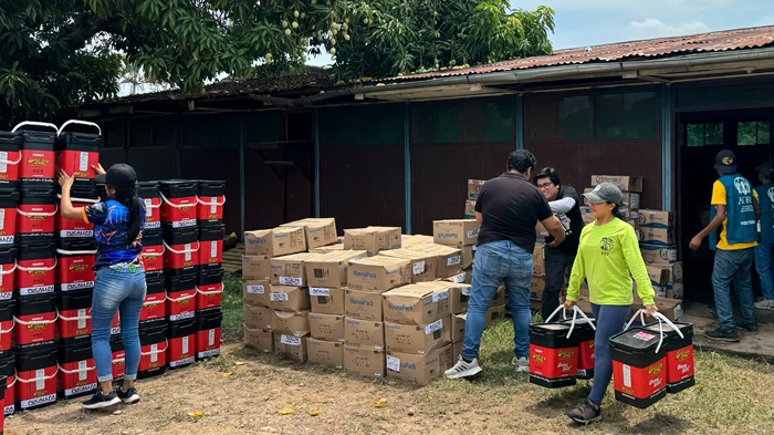 entrega donativo
