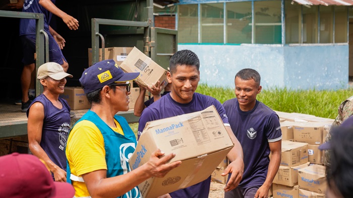 entrega donativo