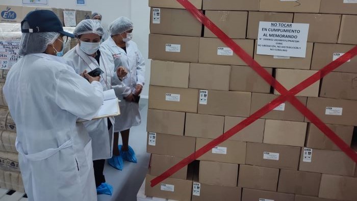  Qali Warma y Fiscalía supervisan suspensión de las conservas de la marca Don Simón.