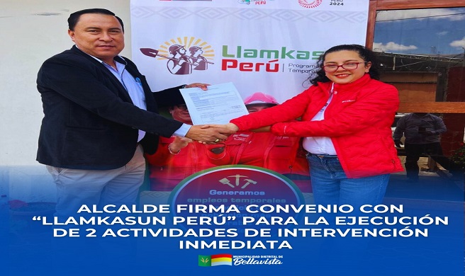 Firma de Convenio con Llamkasun Perú