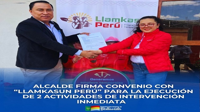 Firma de Convenio con Llamkasun Perú