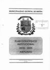 Vista preliminar de documento Plan Estrategico Institucional 2018 - 2025 AMPLIADO
