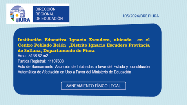 Saneamiento Físico Legal