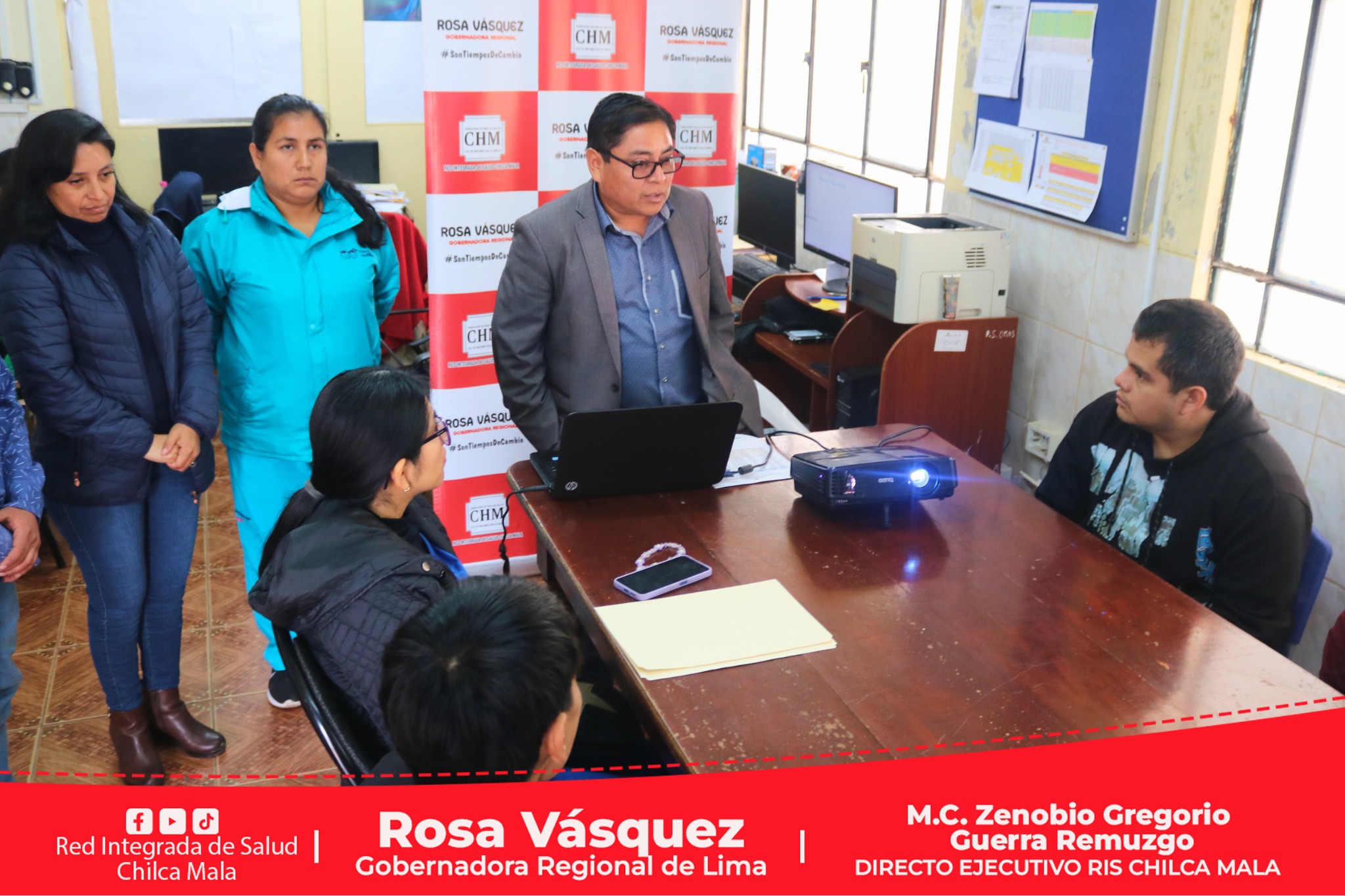 RIS Chilca Mala realiza inducción para los profesionales de salud del proceso de SERUMS remunerado y equivalente del periodo 2024 - II