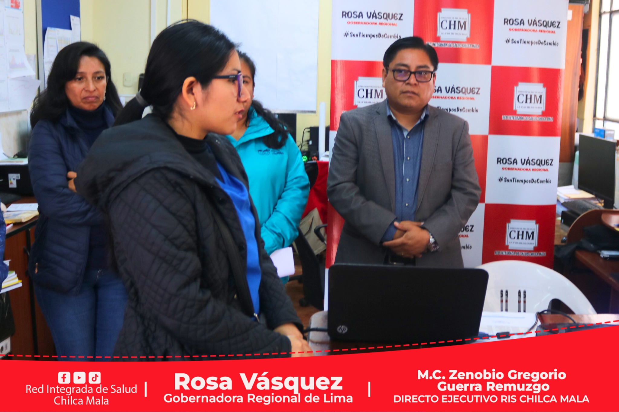 RIS Chilca Mala realiza inducción para los profesionales de salud del proceso de SERUMS remunerado y equivalente del periodo 2024 - II