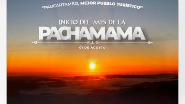 Archivo Imagen de "Inicio del Mes de la Pachamama"