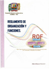Vista preliminar de documento REGLAMENTO DE ORGANIZACIÓN Y FUNCIONES 2022 - MDBI