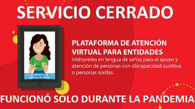 Conadis implementa Plataforma de Atención Virtual 24 horas en lengua de señas para entidades públicas y privadas