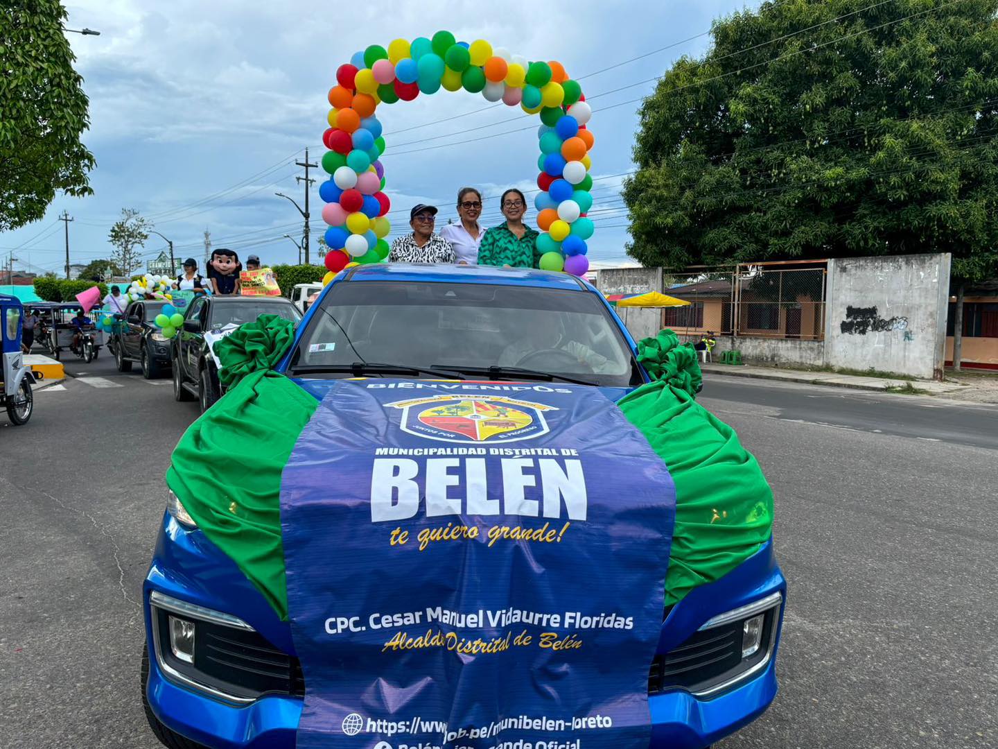 La Municipalidad Distrital de Belén participó con mucha algarabía en la caravana por el Día Mundial de la Salud Mental.