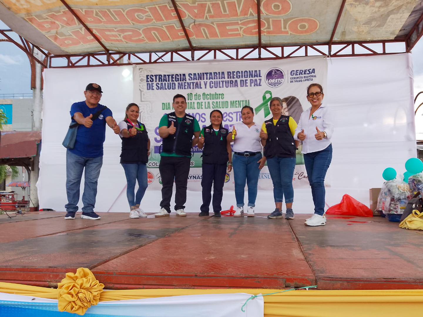 La Municipalidad Distrital de Belén participó con mucha algarabía en la caravana por el Día Mundial de la Salud Mental.