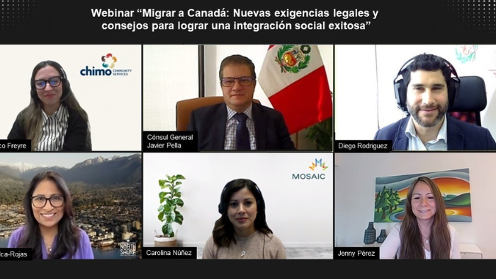 Consulado General del Perú en Vancouver brinda herramientas a connacionales para una mejor integración migratoria en Canadá