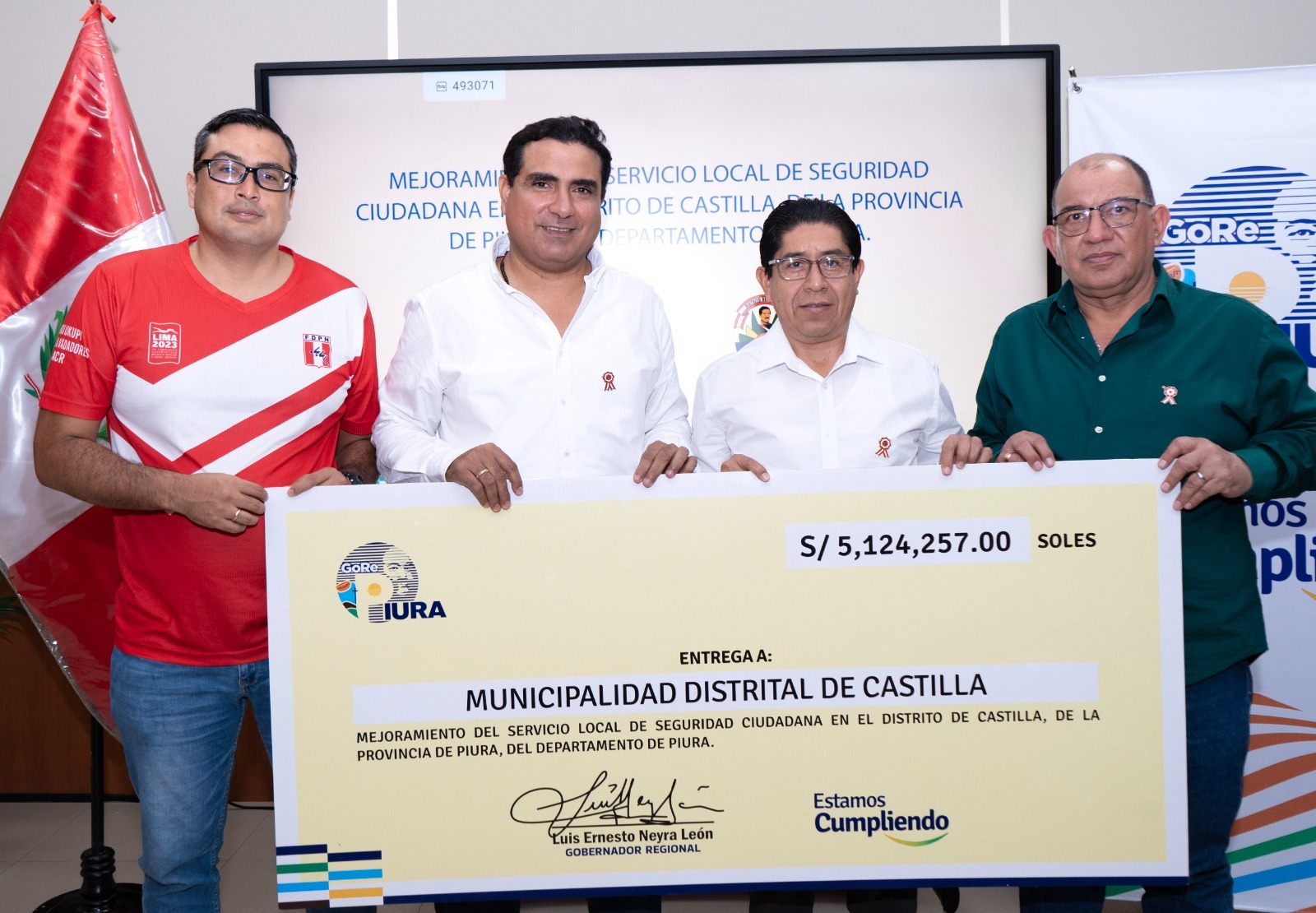 Gobernador Luis Neyra dará inicio a la implementación de moderno sistema de seguridad ciudadana de Castilla