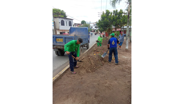 Mejoramiento de รกreas verdes del sector Puerto Azul.