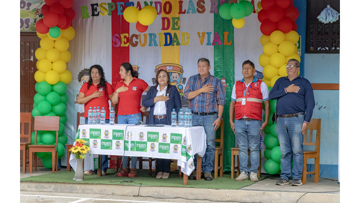 Alcaldesa inaugura Parque Temático en la I.E.I N° 312.