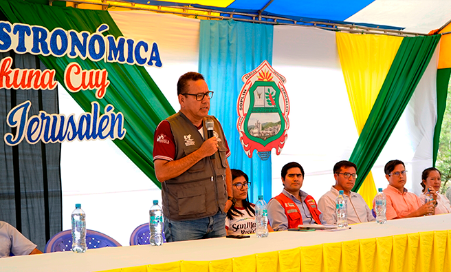 Director regional de la Producción, Abertano Cárdenas Rengifo.