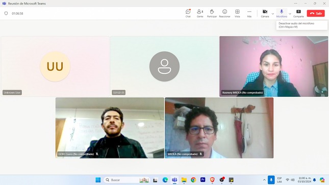 Fotografía de los asistentes a la reunión.