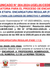 Vista preliminar de documento COMUNICADO N° 004-2024-UGEL05/CEDE2025 CONVOCATORIA PARA EL PROCESO DE ENCARGATURA