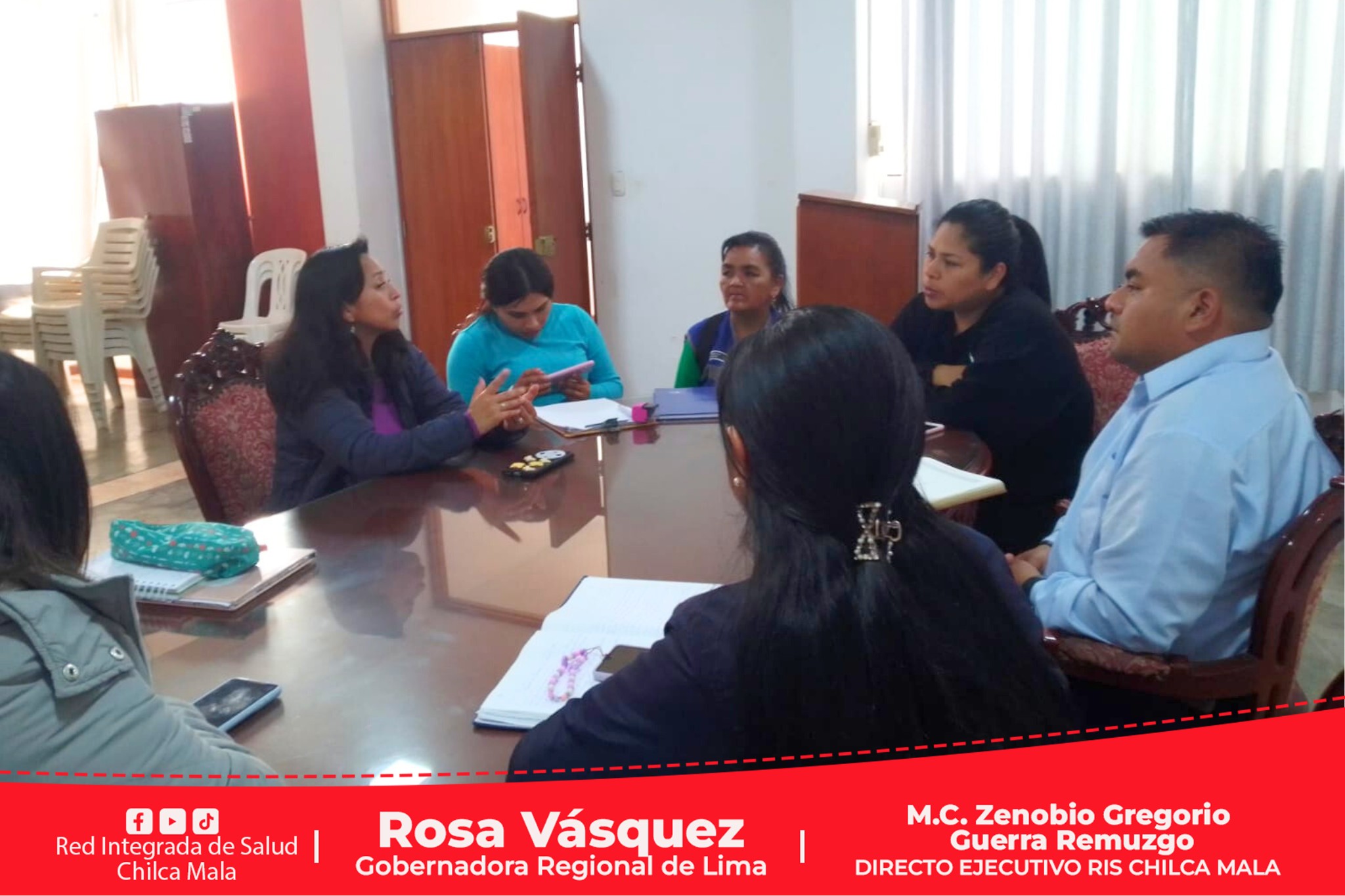RIS Chilca Mala y La Municipalidad Distrital de Santa Cruz de Flores articulan acciones