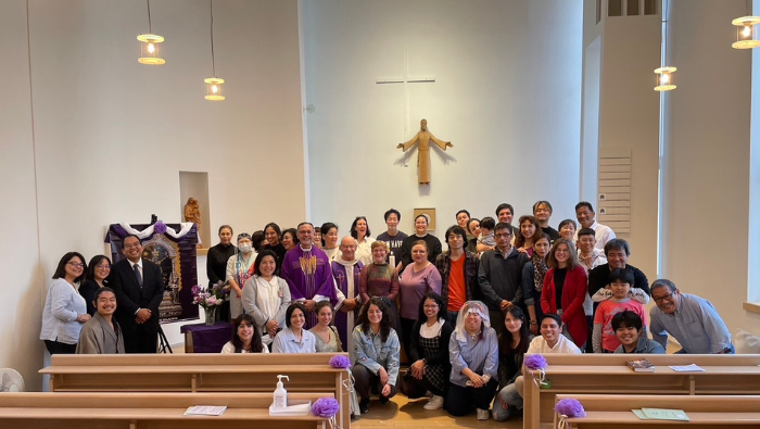 Peruanos en Tokio rinden homenaje al Cristo Moreno con tradicional procesión