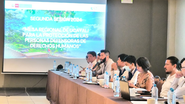 Cancillería Pucallpa aborda derechos indígenas y protección de defensores de derechos humanos en encuentros regionales