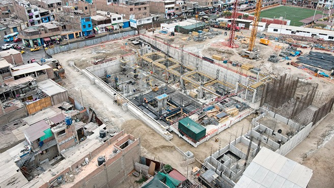 Áncash: obras del Hospital El Progreso avanza a paso firme